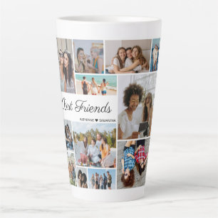 Tasse Latte 12 Photo Collage Meilleurs Amis Pour Toujours