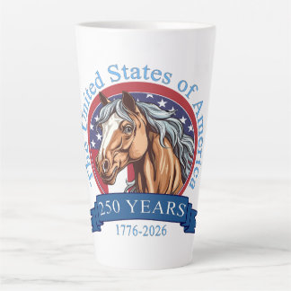 Tasse Latte 250e anniversaire des États-Unis