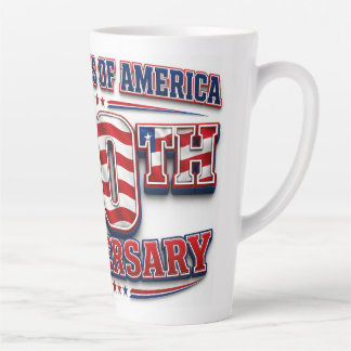 Tasse Latte 250e anniversaire des États-Unis d'Amérique
