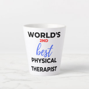 Tasse Latte 2e meilleur physiothérapeute au monde 2