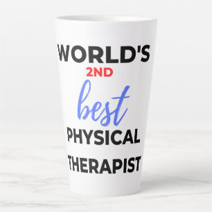 Tasse Latte 2e meilleur physiothérapeute au monde 2