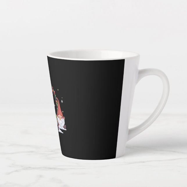 Tasse Latte 3 Gnomes de Noël (Droite)