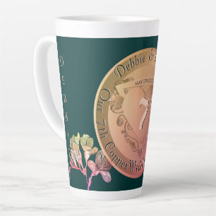 Tasse Latte 7e anniversaire Mariage Frésis en cuivre