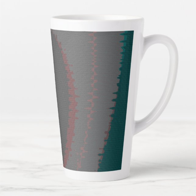 Tasse Latte 906 Le Monde Est Abstrait (Droite)