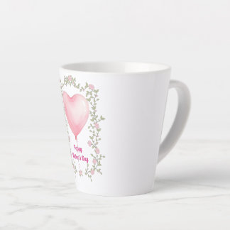 Tasse Latte A beautiful Cup for Mother's Day- Pastel pink