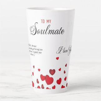 Tasse Latte À mon âme sœur 