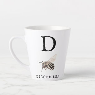 Tasse Latte Abeille à Digger "D"