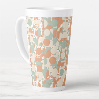 Tasse Latte abstract camouflage