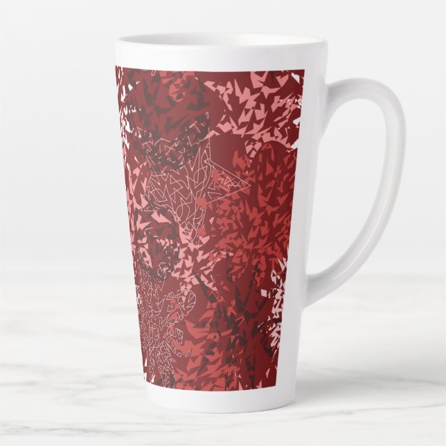 Tasse Latte Abstrait moderne (Droite)