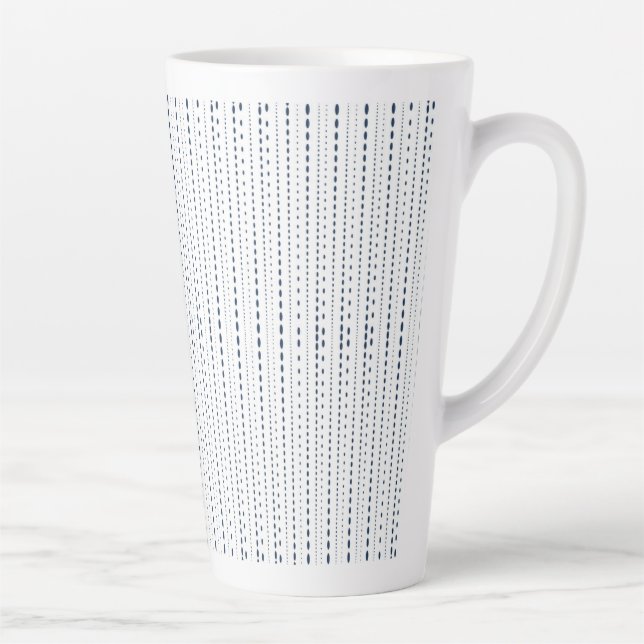 Tasse Latte Abstraites (Droite)