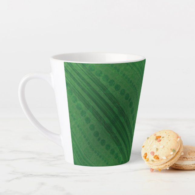 Tasse Latte Acceptation | Motif de Boho écologique (En situation)
