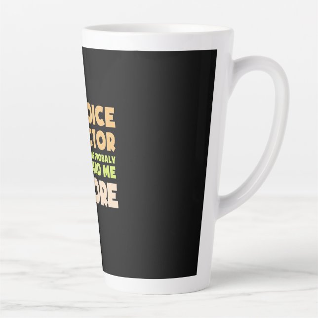 Tasse Latte Acteur vocal (Droite)
