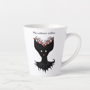 Tasse Latte Addict café Déplaisant Demon
