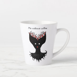 Tasse Latte Addict café Déplaisant Demon