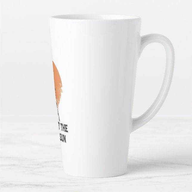 Tasse Latte Against the Dying Sun, Sanding with the Sun Peak  (Droite)