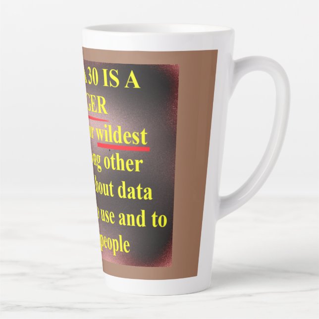 TASSE LATTE AGENDA DÉTECTIF MONDIAL PLANÈTE MOTS D'ART (Droite)