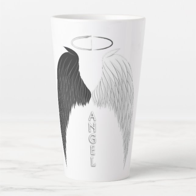 Tasse Latte Ailes d'ange (Devant)