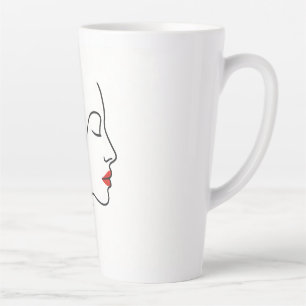Tasse Latte Ailes émergentes - Portrait caché de guérison des