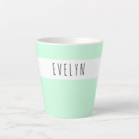 Ajoutez votre nom Skinny Font Typography Mint Gree