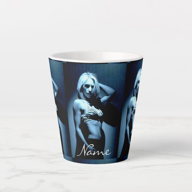 Tasse Latte Ajuster fille dans l'ombre Thunder_Cove (Devant)