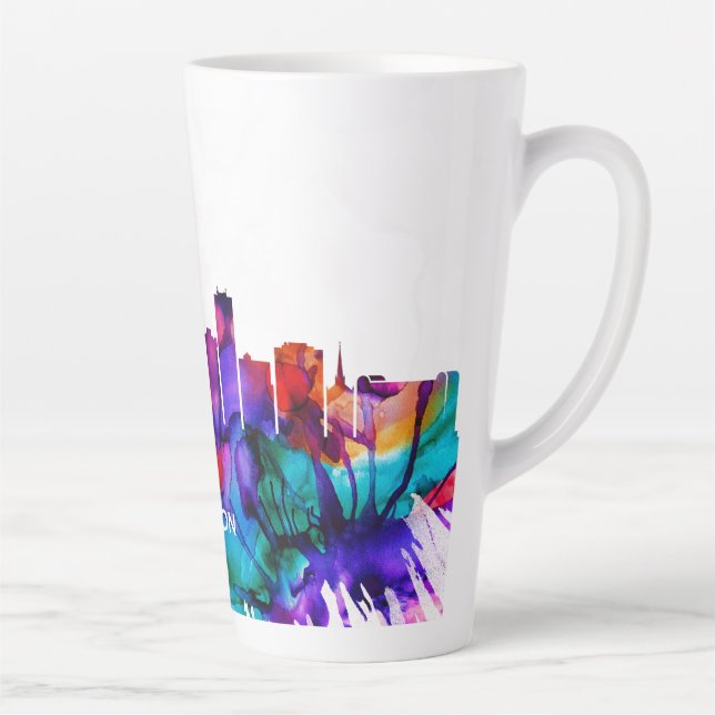 Tasse Latte Akron Skyline (Droite)