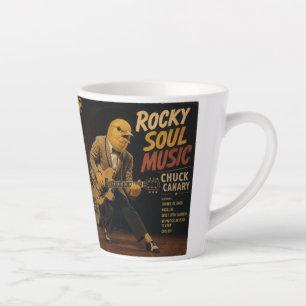 Tasse Latte Album de Chuck Canary : une parodie
