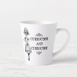 Tasse Latte Alice - Curieux et curieux