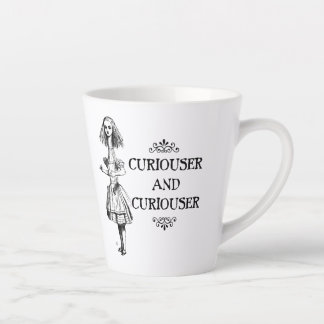Tasse Latte Alice - Curieux et curieux