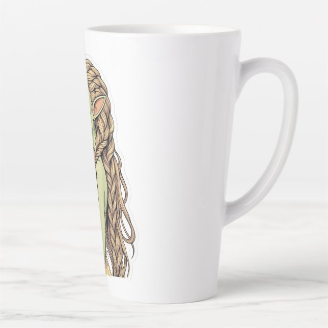 Tasse Latte Alien Boho2 (Droite)