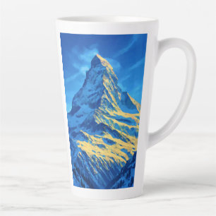Tasse Latte Alpes Matterhorn Suisse