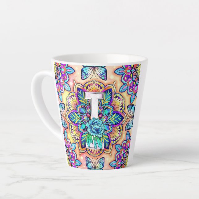 Tasse Latte Alphabet I (Angle gauche)