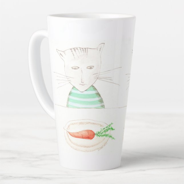 Tasse Latte Alphonse le Conversation (Angle gauche)