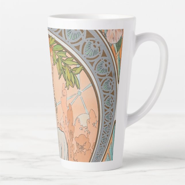 Tasse Latte Alphonse Mucha (Droite)