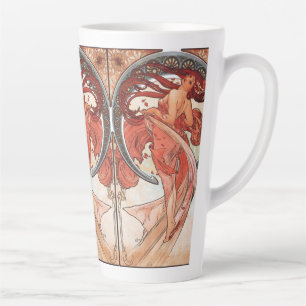 Tasse Latte Alphonse Mucha Dance 1898 Art Nouveau Vintage