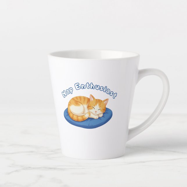Tasse Latte Amateurs de sieste (Droite)