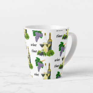 Tasse Latte Amateurs de vin ménager Idée cadeau
