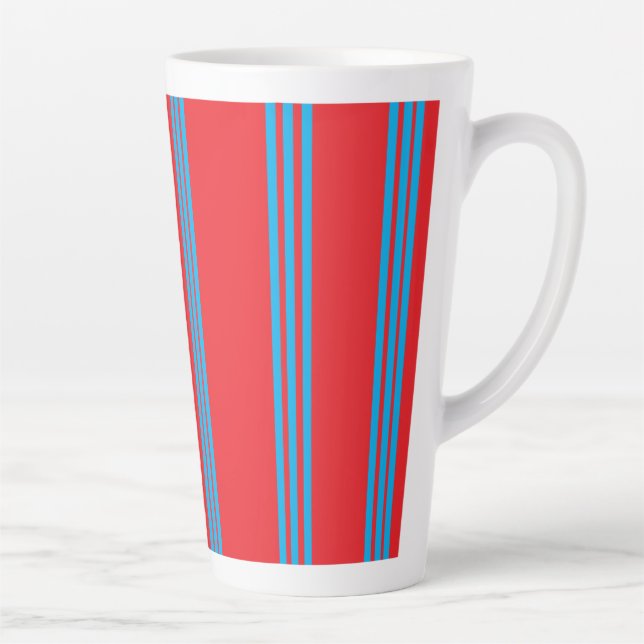Tasse Latte Ambre Bleu (Droite)