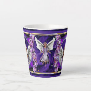 Tasse Latte Âme violette