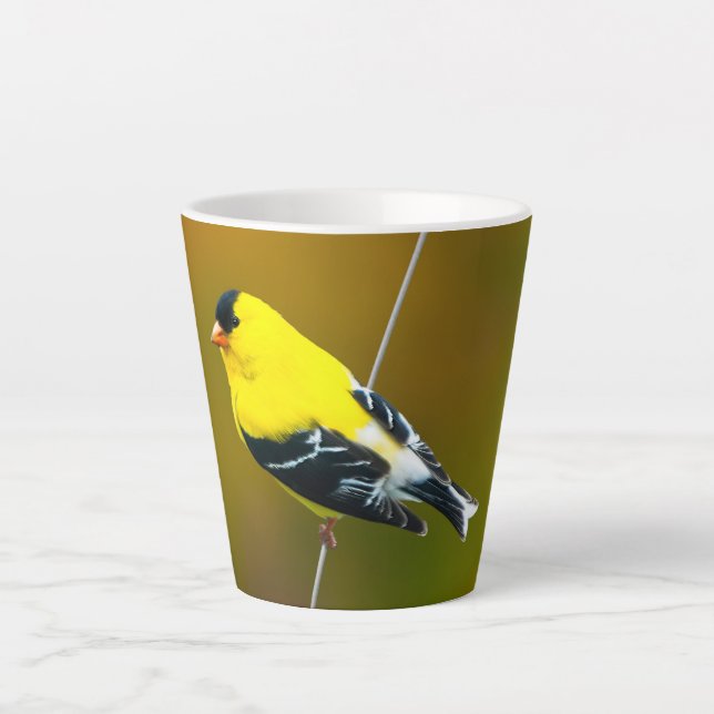 Tasse Latte American Goldfinch - Photo originale (Devant)