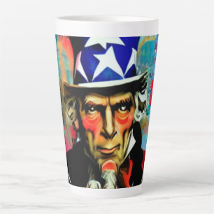 Tasse Latte American Uncle Sam