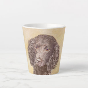 Tasse Latte American Water Spaniel Peinture - Original Dog Art