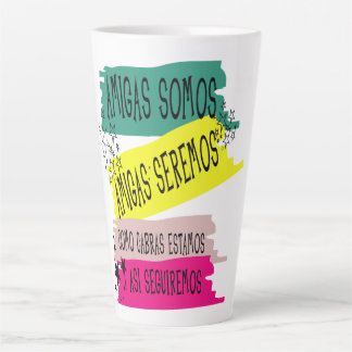 TASSE LATTE AMIGAS SOMOS AMIGAS SEREMOS COMO CABRAS ESTAMOS Y