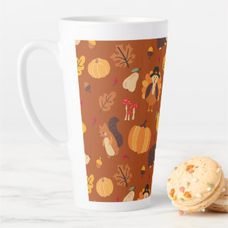 Tasse Latte Amis de l'automne