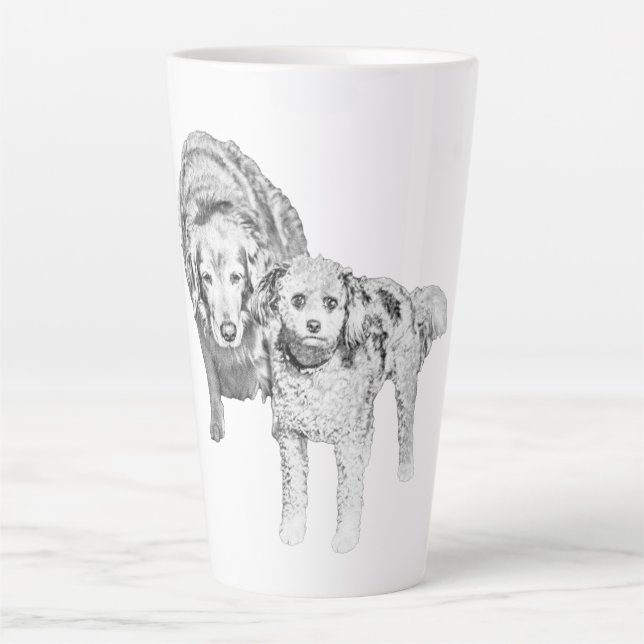 Tasse Latte Amis Gentils, Chaleur Matinale (Devant)