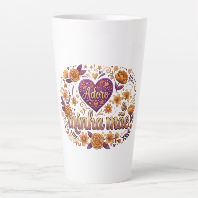 Tasse Latte Amo a minha mãe, (Devant)