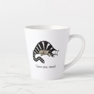 Tasse Latte Amour Maman Chat Mère Mignonne Mamma