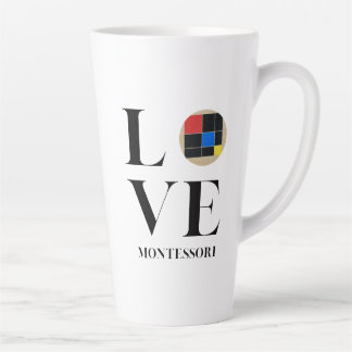 Tasse Latte Amour | Montessori | Cube trinomial