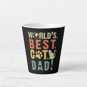 Tasse Latte Amoureux de les chats Meilleur père de chat au m