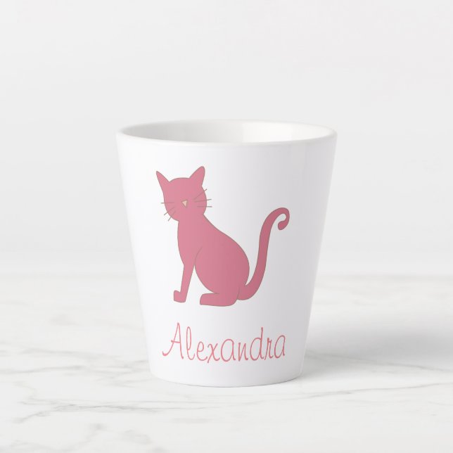 Tasse Latte Amoureux des chats (Devant)