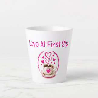 Tasse Latte Amoureux du café Love at First Sip